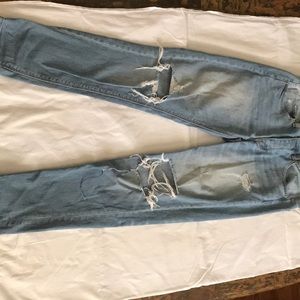 Ripped mom jeans